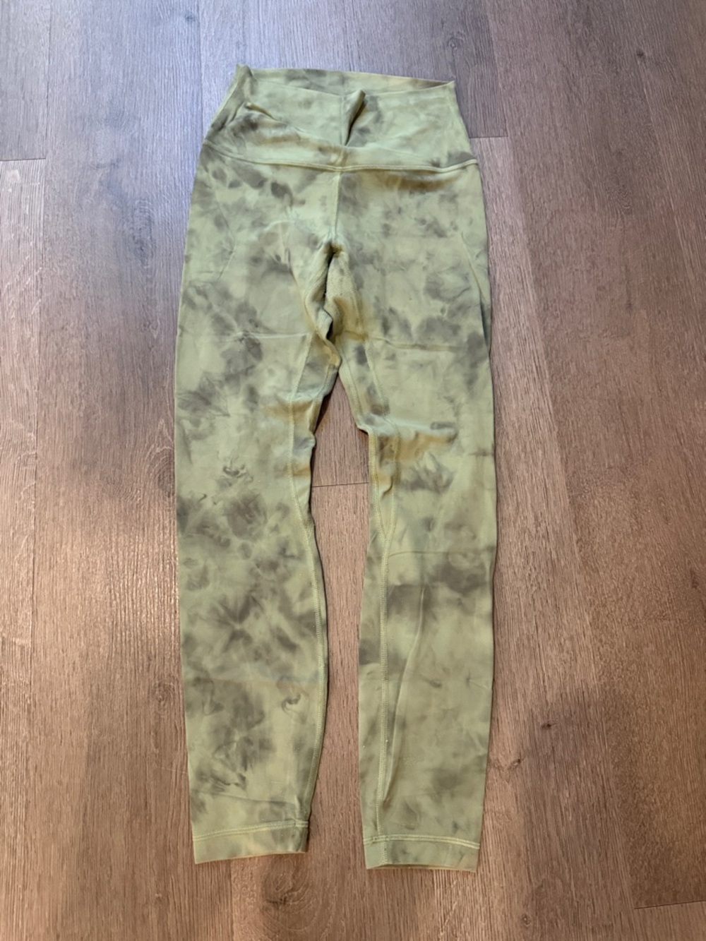 lululemon athletica Olive Tie-Dye High-Rise Leggings